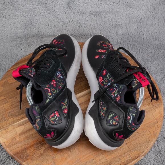 Adidas Tubular AF6278 Flower Floral Print Running Shoes Womens Size 10 - Picture 5 of 9